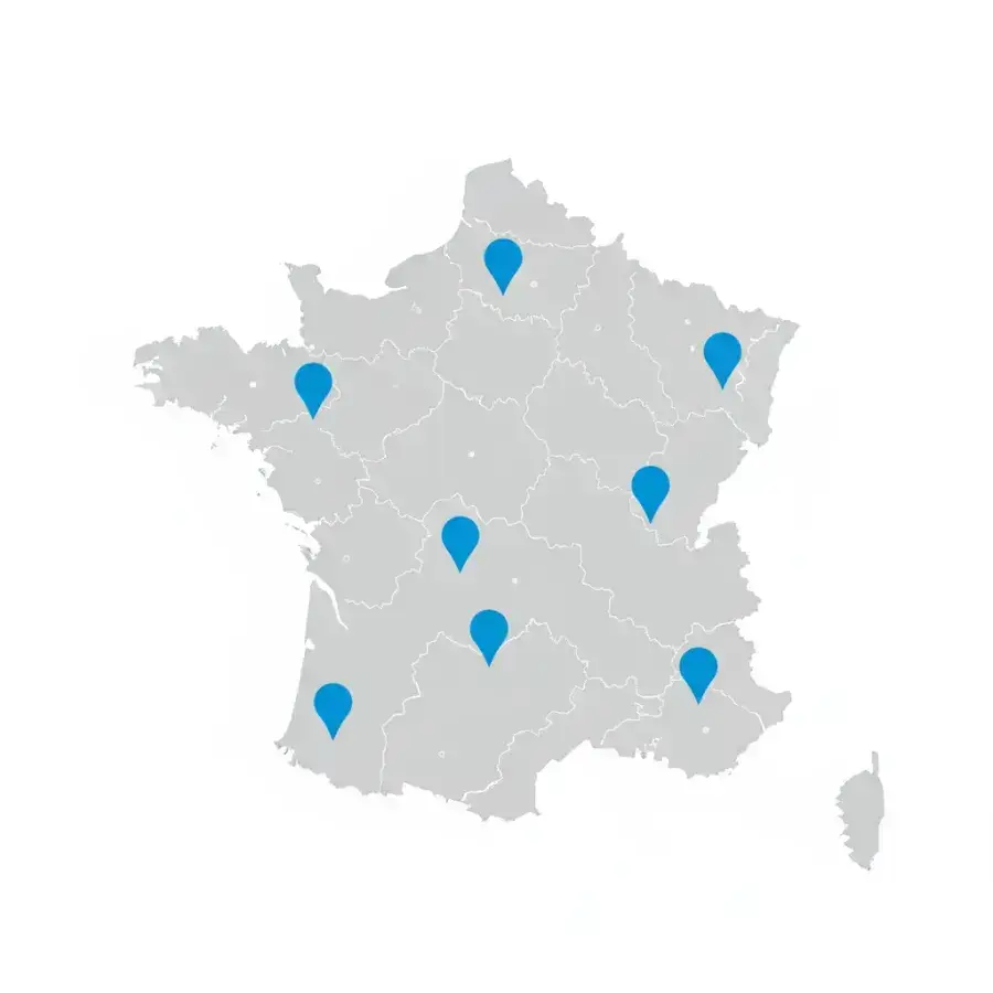 Annuaire Verisav - Carte interactive des prestataires
